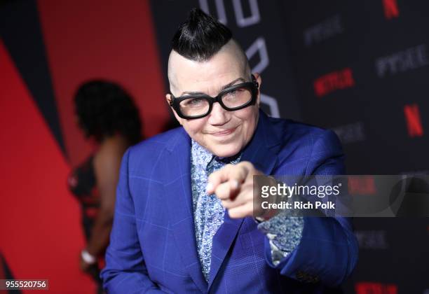 Lea Delaria attends the Netflix FYSee Kick Off Party at Raleigh Studios on May 6, 2018 in Los Angeles, California.