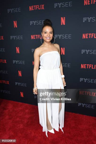 Antonique Smith attends the Netflix FYSee Kick Off Party at Raleigh Studios on May 6, 2018 in Los Angeles, California.