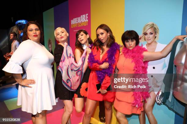 Britney Young, Kimmy Gatewood, Jackie Tohn, Britt Baron, and Rebekka Johnson attend the Netflix FYSee Kick Off Party at Raleigh Studios on May 6,...