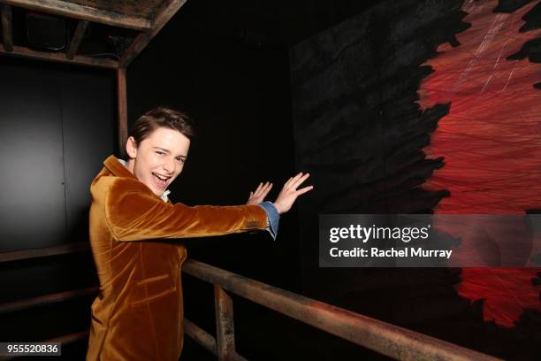 Noah Schnapp attends the Netflix FYSee Kick Off Party at Raleigh Studios on May 6, 2018 in Los Angeles, California.