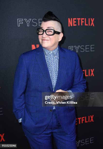 Lea Delaria attends the Netflix FYSee Kick Off Party at Raleigh Studios on May 6, 2018 in Los Angeles, California.