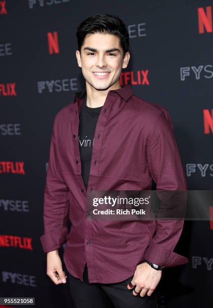 Diego Tinoco attends the Netflix FYSee Kick Off Party at Raleigh Studios on May 6, 2018 in Los Angeles, California.