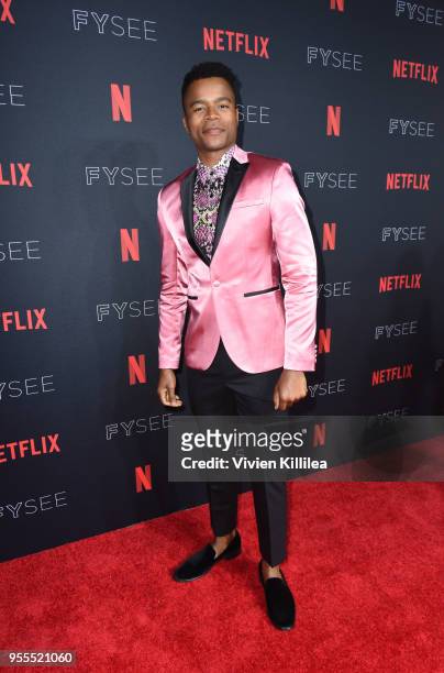 Marque Richardson attends the Netflix FYSee Kick Off Party at Raleigh Studios on May 6, 2018 in Los Angeles, California.