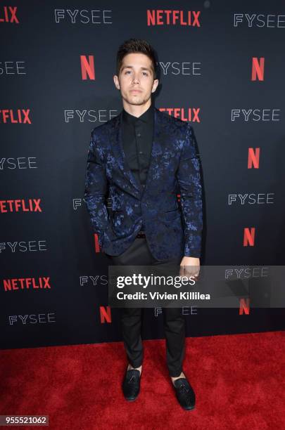 Brandon Larracuente attends the Netflix FYSee Kick Off Party at Raleigh Studios on May 6, 2018 in Los Angeles, California.