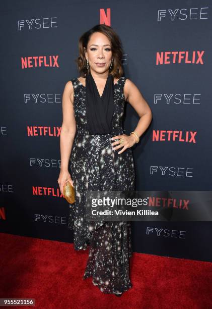 Selenis Leyva attends the Netflix FYSee Kick Off Party at Raleigh Studios on May 6, 2018 in Los Angeles, California.