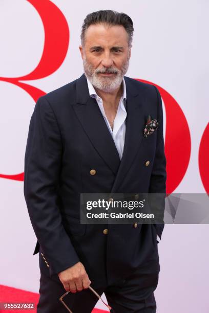 Andy Garcia arrives for Paramount Pictures' premiere of "Book Club" at Regency Village Theatre on May 6, 2018 in Westwood, California.