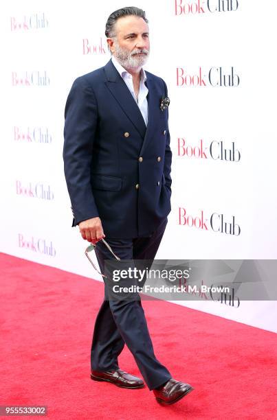 Actor Andy Garcia attends Paramount Pictures' Premiere of "Book Club" at the Regency Village Theatre on May 6, 2018 in Westwood, California.