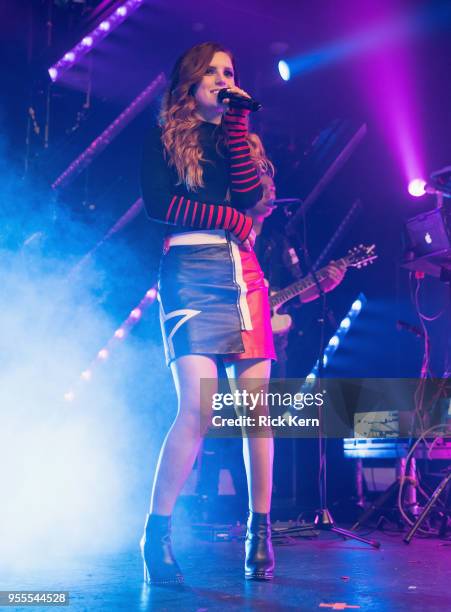 Musician/vocalist Sydney Sierota of Echosmith performs in concert at Emo's on May 6, 2018 in Austin, Texas.