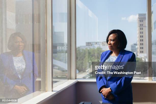 Mayor Sharon Weston Broome at her office on April 25, 2018 in Baton Rouge, Louisiana.