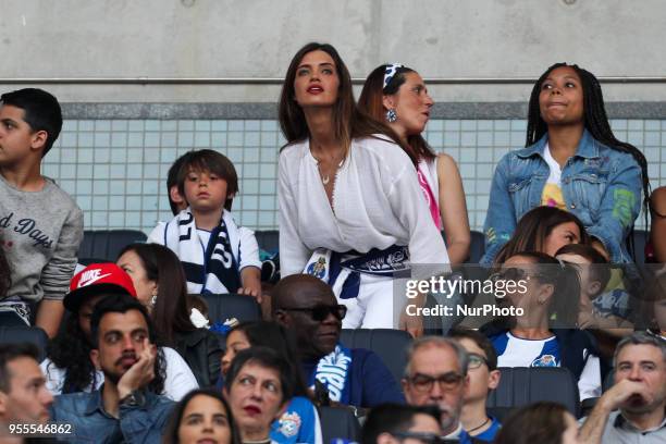 Sara Carbonero, Iker Casillas wife during the Premier League 2017/18 match between FC Porto and CD Feirense, at Dragao Stadium in Porto on May 6,...