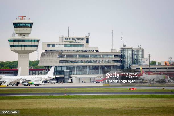 Berlin, Germany The airport Berlin-Tegel Otto Lilienthal, captured on May 02, 2018 in Berlin, Germany.