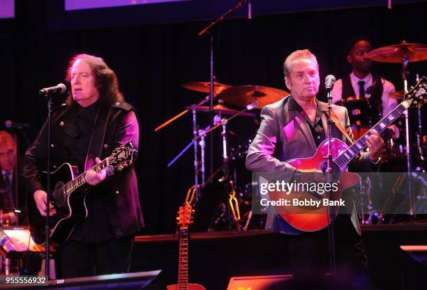 Tommy James performs at the 2018 New Jersey Hall Of Fame Induction Ceremony at Asbury Park Convention Center on May 6, 2018 in Asbury Park, New...