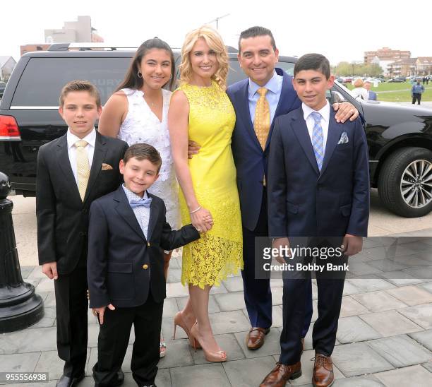 Buddy "Cake Boss" Valastro and family attend the 2018 New Jersey Hall Of Fame Induction Ceremony at Asbury Park Convention Center on May 6, 2018 in...