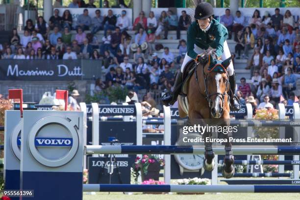 Jessica Springsteen during in the 108th CSI 5 Madrid-Longines Champions, the International Global Champions Tour at Club de Campo Villa de Madrid on...