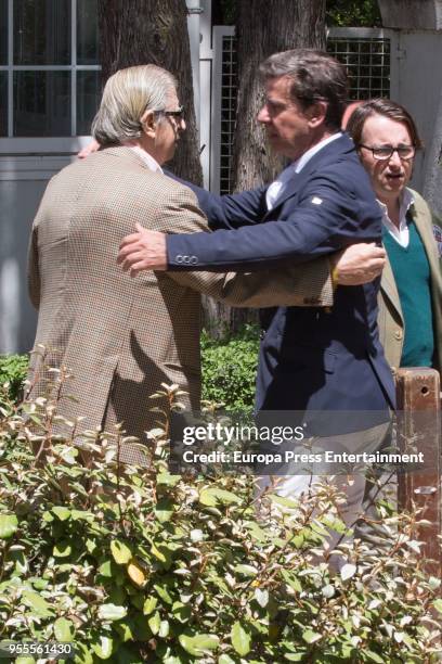 Fernando Falco and Cayetano Martinez de Irujo during in the 108th CSI 5 Madrid-Longines Champions, the International Global Champions Tour at Club de...