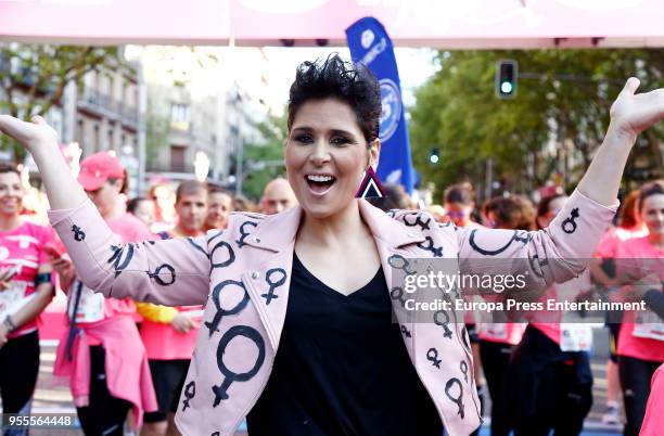 Rosa Lopez attends the Women Charity Race 'Hoy ganan las chicas' on May 6, 2018 in Madrid, Spain.