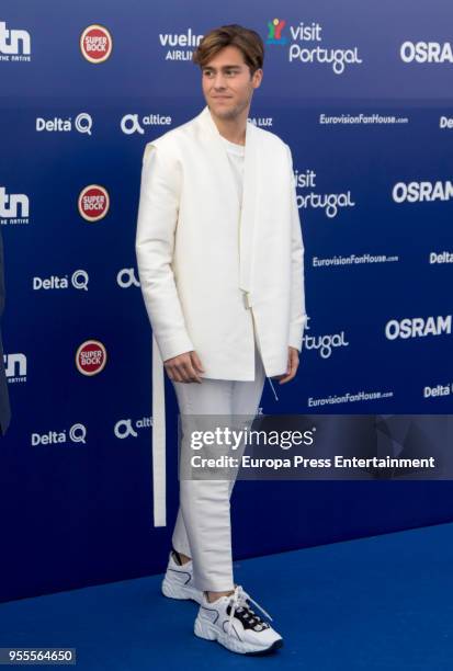 Benjamin Ingrosso of Sweden attends the red carpet before the Eurovision private party on May 6, 2018 in Lisbon, Portugal.