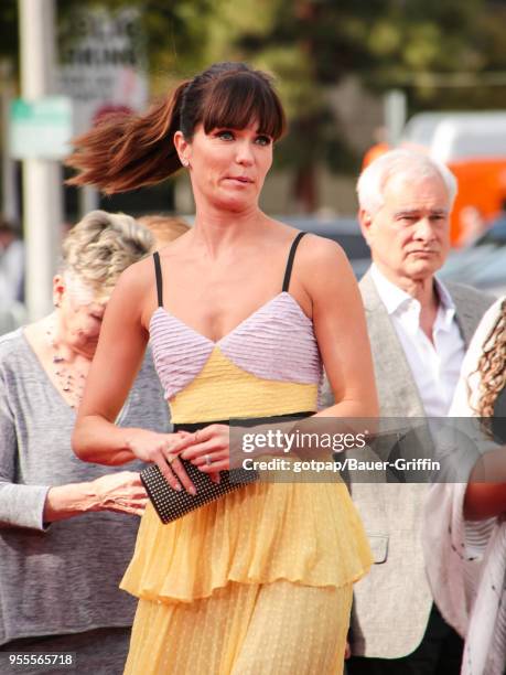 Katie Aselton is seen outside 'Book Club' Premiere at Regency Village Theatre on May 06, 2018 in Los Angeles, California.