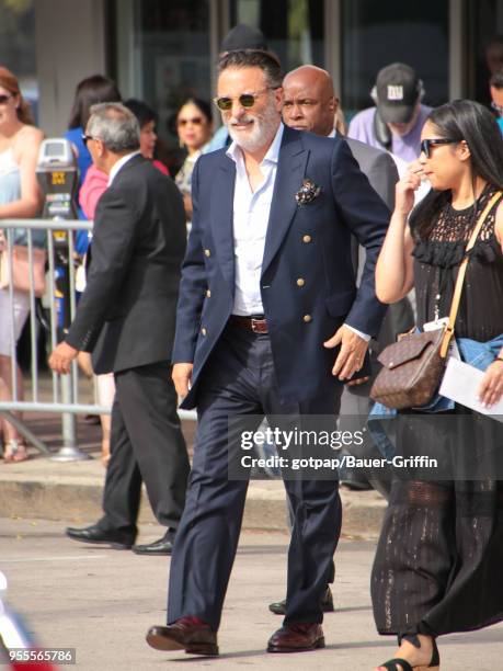 Andy Garcia is seen outside 'Book Club' Premiere at Regency Village Theatre on May 06, 2018 in Los Angeles, California.