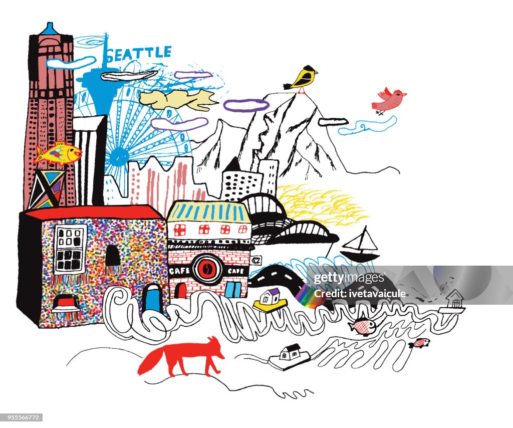 Seattle in Washington USA