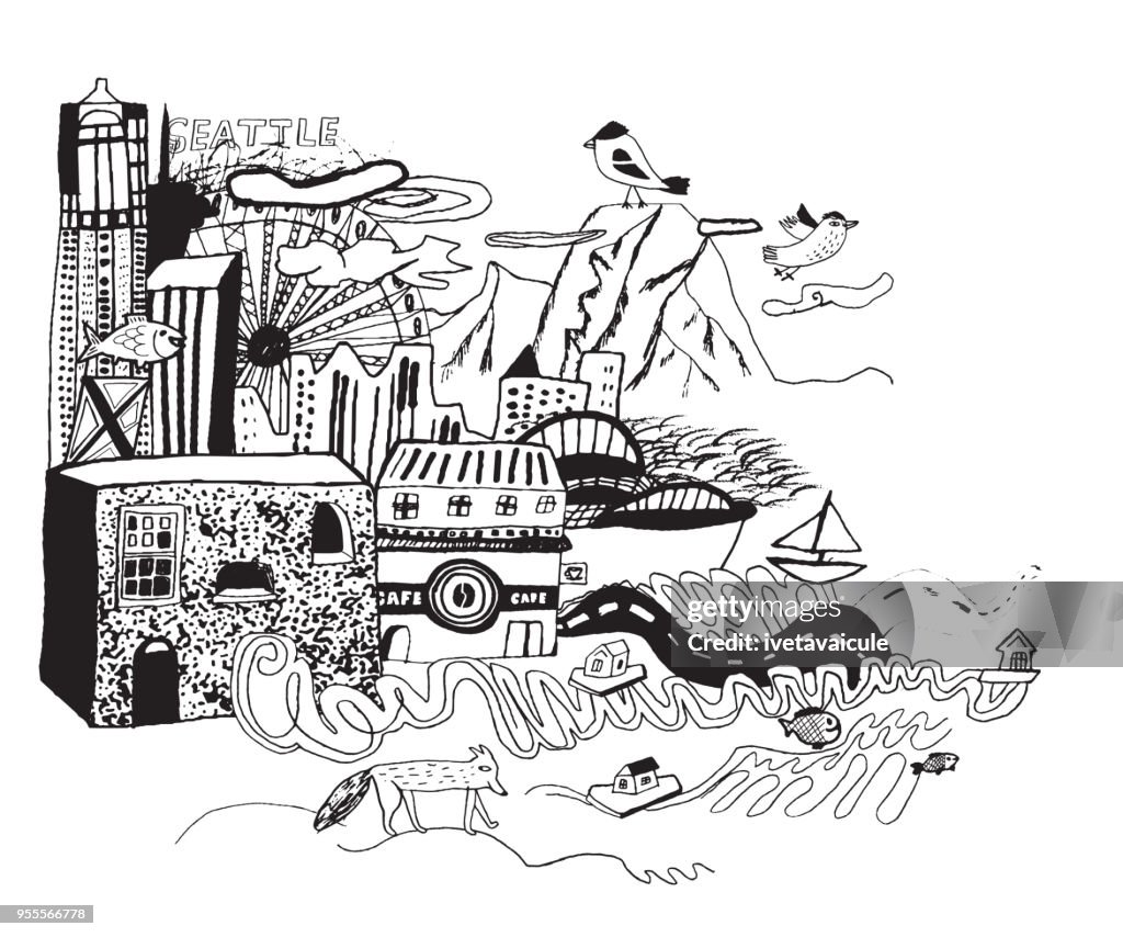 Seattle in Washington USA