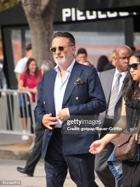 Andy Garcia is seen outside 'Book Club' Premiere at Regency Village Theatre on May 06, 2018 in Los Angeles, California.