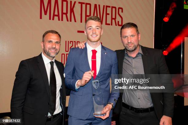 Mark Travers of Bournemouth who was named Under-21's Player of the season at the AFC Bournemouth Players Awards night at the Bournemouth...