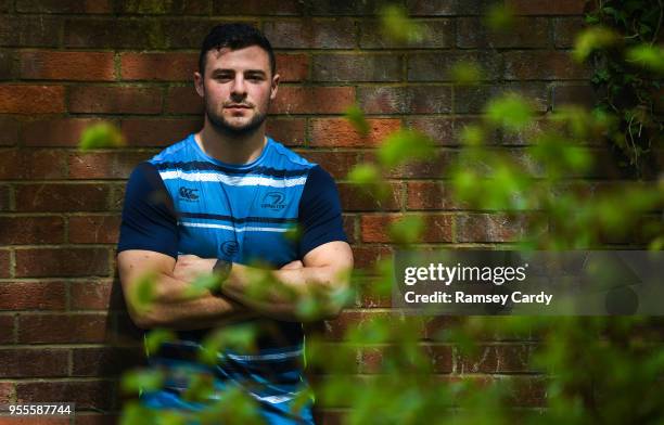 Dublin , Ireland - 7 May 2018; Robbie Henshaw poses for a portrait following a Leinster Rugby press conference at Leinster Rugby Headquarters in...