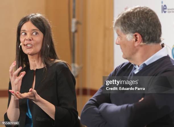 Doctor Silvia Leal and Toni Nadal attend the 'MABS 2018' presentation at Ilunion hotel on May 7, 2018 in Madrid, Spain.