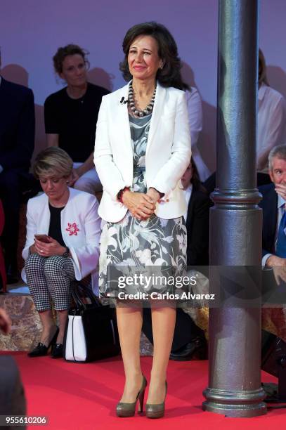 President of the Spanish bank Banco Santander, Ana Patricia Botin attend 10th 'Proyectos Sociales Banco de Santander' awards at Las Alhajas Palace on...