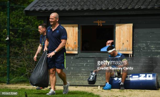 Dublin , Ireland - 7 May 2018; Senior coach Stuart Lancaster arrives for Leinster Rugby squad training at UCD in Dublin.