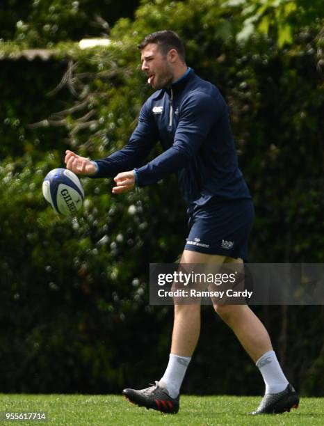 Dublin , Ireland - 7 May 2018; Robbie Henshaw during Leinster Rugby squad training at UCD in Dublin.