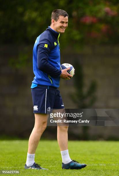 Dublin , Ireland - 7 May 2018; Jonathan Sexton during Leinster Rugby squad training at UCD in Dublin.