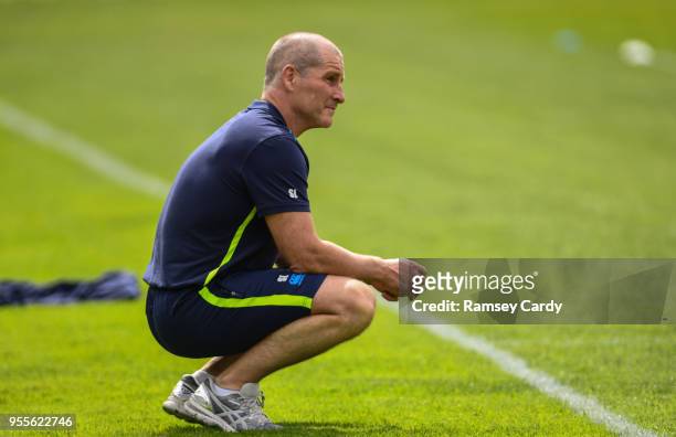 Dublin , Ireland - 7 May 2018; Senior coach Stuart Lancaster during Leinster Rugby squad training at UCD in Dublin.