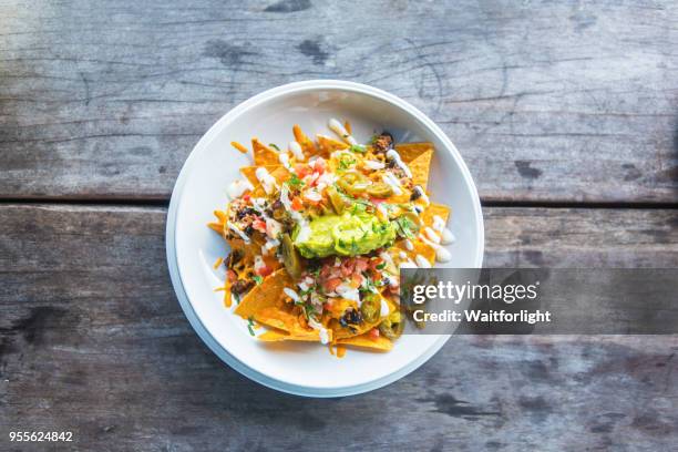 mexican food on table - mexican food on table stock pictures, royalty-free photos & images