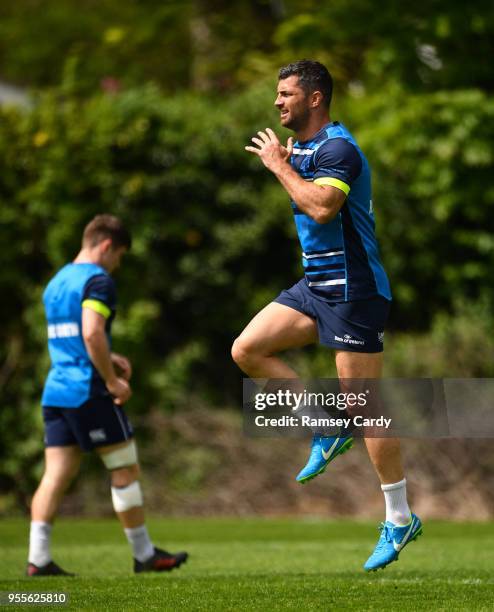 Dublin , Ireland - 7 May 2018; Rob Kearney during Leinster Rugby squad training at UCD in Dublin.