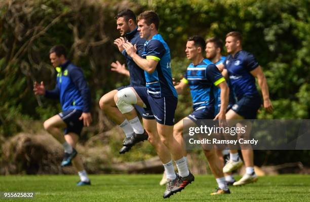 Dublin , Ireland - 7 May 2018; Luke McGrath and Robbie Henshaw during Leinster Rugby squad training at UCD in Dublin.