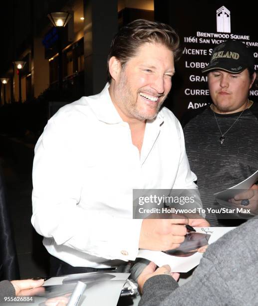 Sean Kanan is seen on May 6, 2018 in Los Angeles, California.