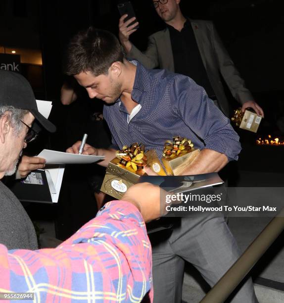 Dean Geyer is seen on May 6, 2018 in Los Angeles, California.