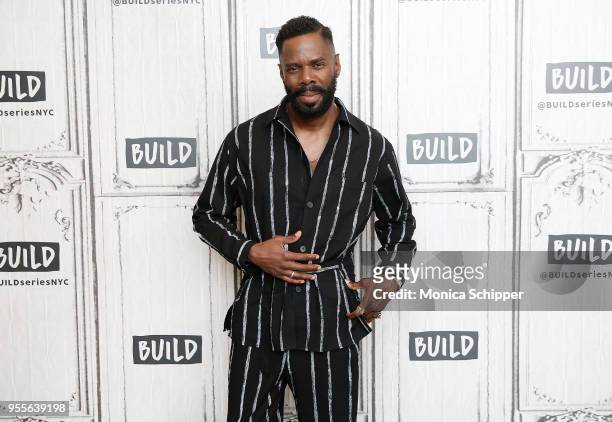 Actor Colman Domingo visits Build Studio to discuss "Fear the Walking Dead" and "Summer: The Donna Summer Musical" on May 7, 2018 in New York City.