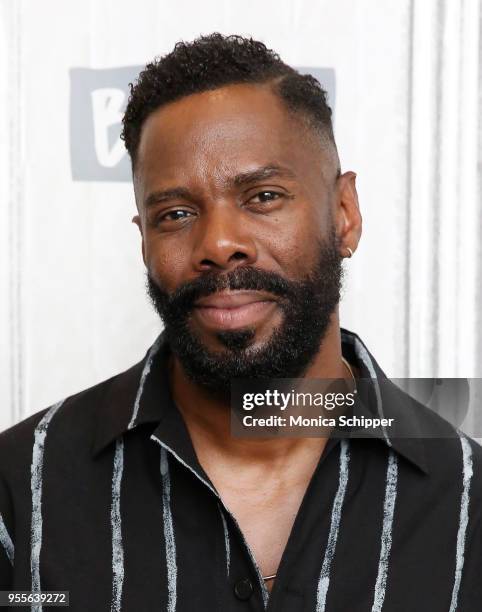 Actor Colman Domingo visits Build Studio to discuss "Fear the Walking Dead" and "Summer: The Donna Summer Musical" on May 7, 2018 in New York City.