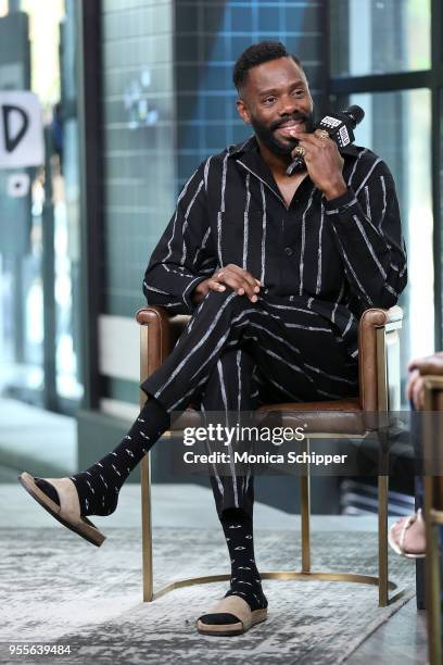 Actor Colman Domingo visits Build Studio to discuss "Fear the Walking Dead" and "Summer: The Donna Summer Musical" on May 7, 2018 in New York City.