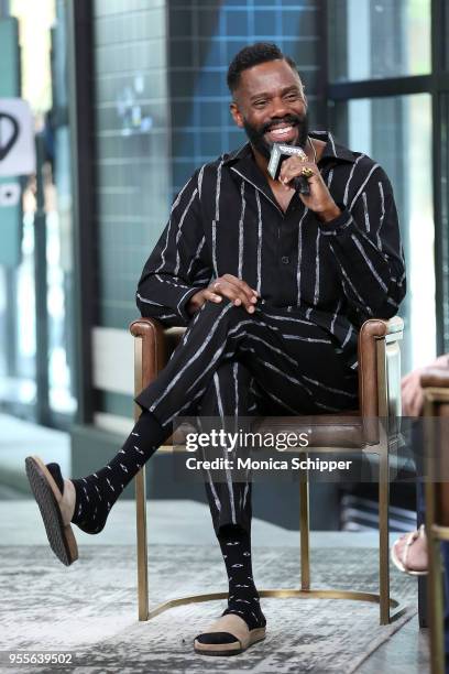 Actor Colman Domingo visits Build Studio to discuss "Fear the Walking Dead" and "Summer: The Donna Summer Musical" on May 7, 2018 in New York City.