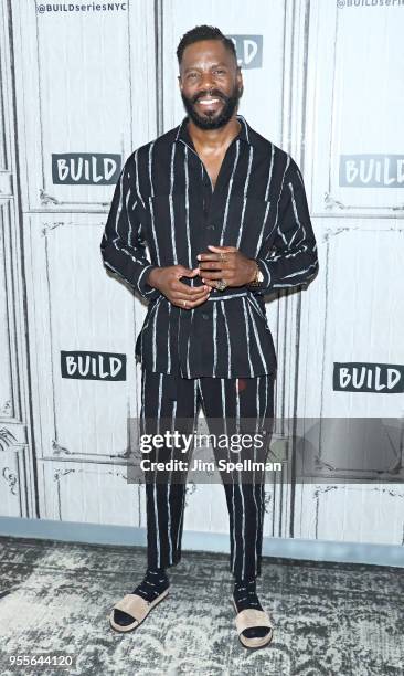 Actor Colman Domingo attends the Build Series to discuss "Fear the Walking Dead" and "Summer: The Donna Summer Musical" at Build Studio on May 7,...