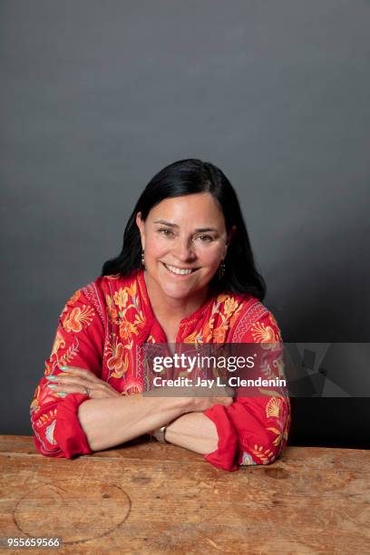 Author Diana Gabaldon is photographed for Los Angeles Times on April 21, 2018 in the L.A. Times Studio at the Los Angeles Times Festival of Books at...