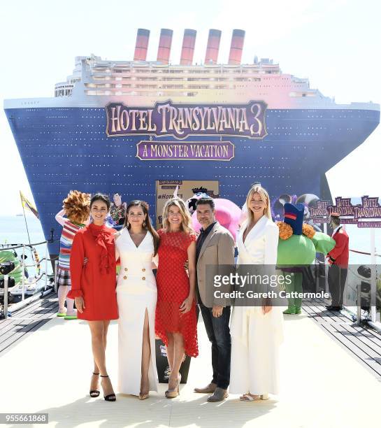 International voice cast Janina Uhse, Raya Abirached, Anke Engelke, Rick Kavanian and Lesia Nikitiuk cruise into the 71st Cannes Film Festival for a...