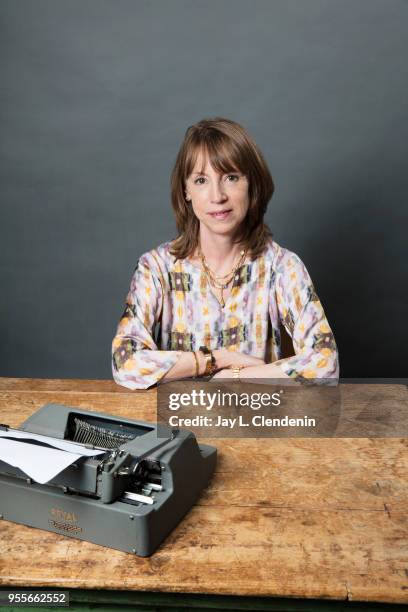 Author Lisa See is photographed for Los Angeles Times on April 21, 2018 in the L.A. Times Studio at the Los Angeles Times Festival of Books at the...