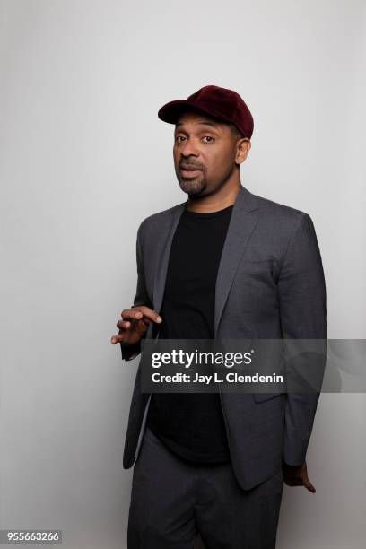 Comedian Mike Epps is photographed for Los Angeles Times on April 21, 2018 in the L.A. Times Studio at the Los Angeles Times Festival of Books at the...