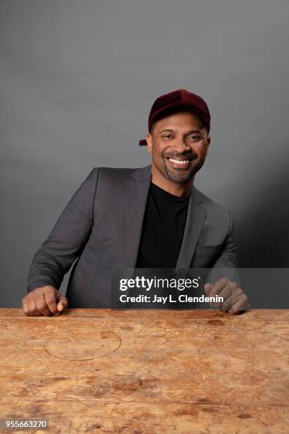 Comedian Mike Epps is photographed for Los Angeles Times on April 21, 2018 in the L.A. Times Studio at the Los Angeles Times Festival of Books at the...