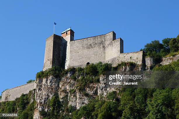 citadel vauban in besançon - fortress stock pictures, royalty-free photos & images